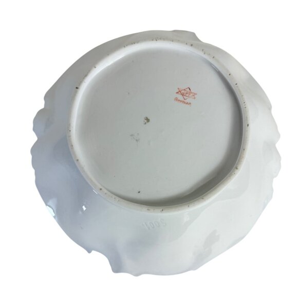 JPF Germany Japanese Geisha Bowl Decorative Porcelain Cobalt Blue Gold Gilt Home - Picture 3 of 15